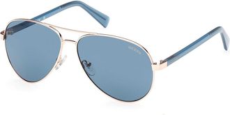 Guess GU8279 28V Mens Sunglasses Rose-Gold Size 58