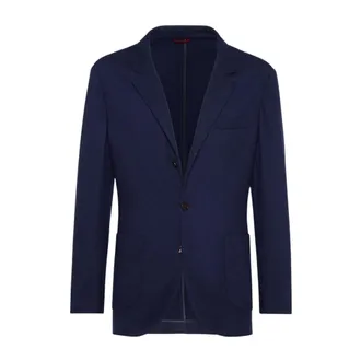 Brunello Cucinelli BC Sakko Haka - Jackets - Hombre - Azul - L