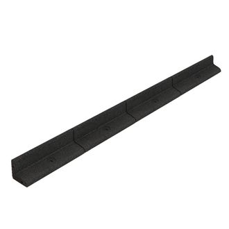 MonsterShop Flexible Lawn Edging 8 x 1.2m With Mallet - Black | Size: 120 cm
