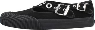 Vans Mary Jane Creeper Shoe - Dames - Platte Schoenen - Zwart - 36 EU - Leer - Schoenen
