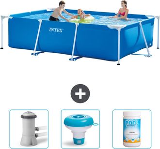 Intex Piscina Con Estructura Rectangular - 300x200x75 Cm - 6-piezas Scb77