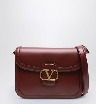 Valentino Garavani 9To5 Shoulder Bag In Burgundy