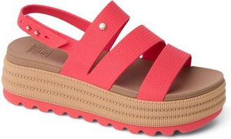 Reef Water Vista Hi Sandal in Hibiscus at Nordstrom, Size 10