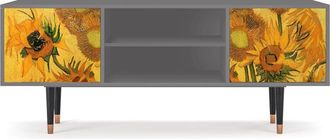 StoryZ Mueble de TV amarillo 2 puertas L 170 cm