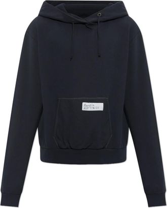 Maison Margiela Hoodie - Heren - Hoodies - Blauw - L - Katoen - Hoodies & sweatvesten