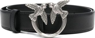 Pinko Love Birds Leather Belt 3Cm