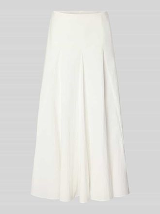 Jake*s Midirock in Falten-Optik in Ecru, Gr&ouml;&szlig;e 32