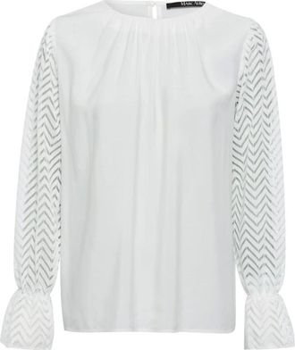 Marc Aurel Dames, Blouses & Shirts, Wit, Maat: XL