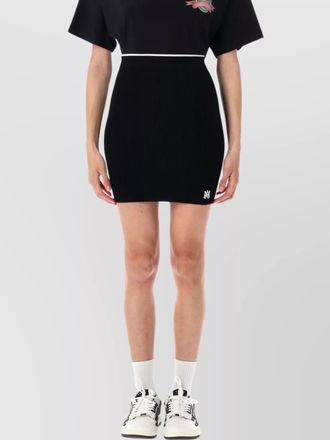 Amiri ribbed knit mini skirt