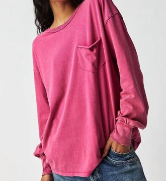 Free People Fade Into You Longsleeve In Vivacious