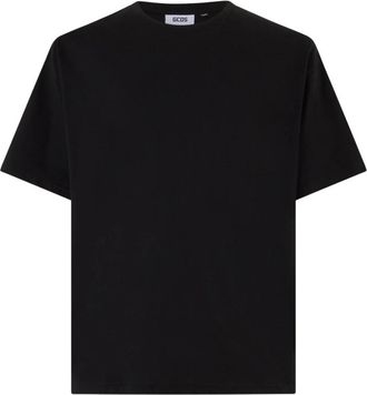 GCDS Oversized T-shirt met Clown-borduurwerk - Heren - T-shirts - Zwart - L - Tops
