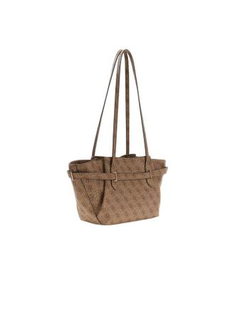 Guess Synthetic Shoulder Bag - Beige