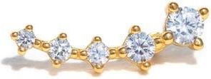Girls Crew Estella Ear Crawler Flat Back in Gold at Nordstrom
