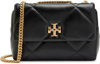 Tory Burch Kira Diamond-quilt Leather Shoulder bag - Black - One Size
