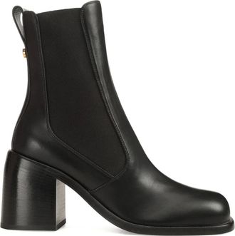 Sergio Rossi Stivali Avenue con tacco largo 80mm - Nero