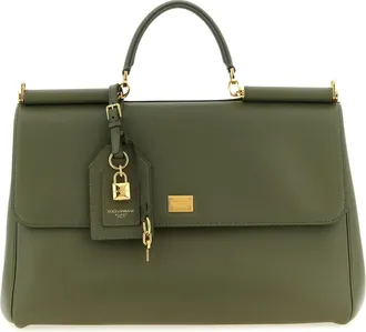 Dolce & Gabbana Bicolor Calfskin Womens Handbag