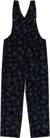 Element Fluwelen tuinbroek met Paisley-print - Dames - Jumpsuits - Zwart - M - Katoen - Jumpsuits & Playsuits