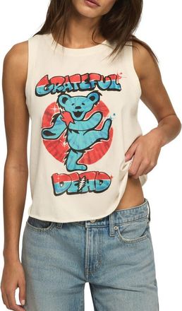Lucky Brand Grateful Dead Airbrush Muscle T-Shirt in Bright White at Nordstrom, Size X-Small