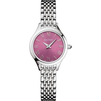 Balmain de Balmain Bracelet Watch, 25mm in Pink/Stainless Steel at Nordstrom
