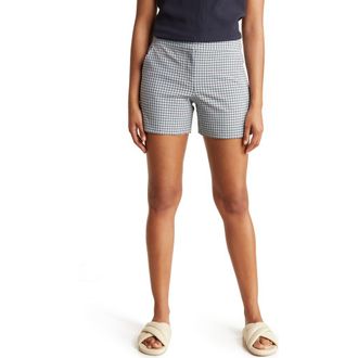 Theory Lynie Check Shorts in Blue Multi at Nordstrom Rack, Size 00