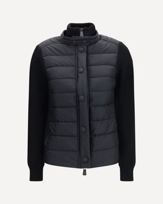 Moncler Padded wool-blend Cardigan Female M