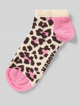 Happy Socks Sneakersocken aus Baumwoll-Mix Modell LEO in Offwhite, Gr&ouml;&szlig;e 36-40