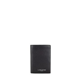 Lancaster Delphino Lucas 112-03 Portemonnee - Dames - Accessoires - Zwart - Maat: ONE Size Leer