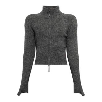 Roa Tasna Mohair Zip Up Sweater - Heren - Sport - Grijs - Maat: L Mohair