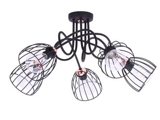OEM L&aacute;mpara De Techo De Alambre Colgante De Cobre Loft Edison