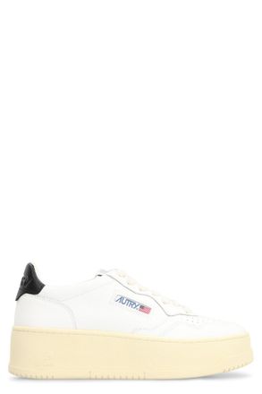 Autry Medalist Leather Platform Sneakers