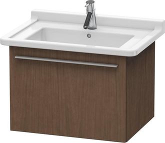 Duravit Duravit X-large Mueble De Pared 6056, 1 Extra&iacute;ble, 600mm Para Starck 3, Color (frente/cuerpo): Chapa De Madera Aut&eacute;ntica De Nogal Americano - Xl605601