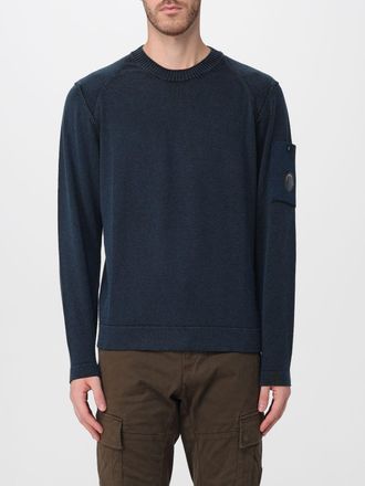 C.P. Company C. P. COMPANY Crew Neck Pure Wool Jumper with Patch Pocket