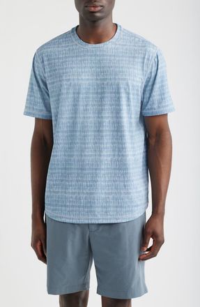 Tommy Bahama Wave Break Flip Reversible Performance T-Shirt in Tidal Tempest at Nordstrom, Size Xxx-Large