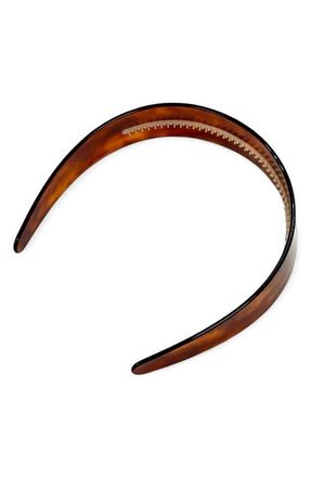 Ficcare Wynn Wide Headband in Tortoise at Nordstrom