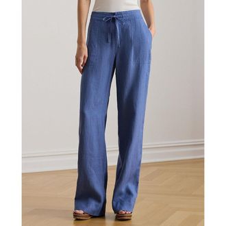Ralph Lauren Broek met wijde pijpen, linnen, JOVONIE