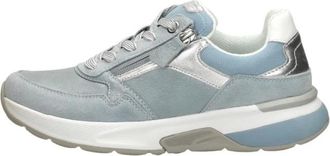 Gabor Schoenen, Dames, Blauw, 38 1/2 EU, Leer, Rollingsoft Sneaker