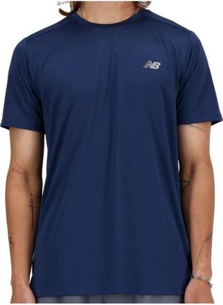 New Balance Sport Essentials Run S/S Laufshirt f&uuml;r Herren | blau