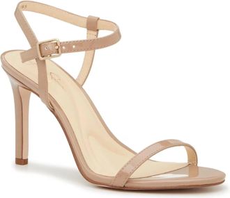 Jessica Simpson Womens Jessica Simpson Janova Sandals Beige Ankle Strap Stiletto Heel GAL1412