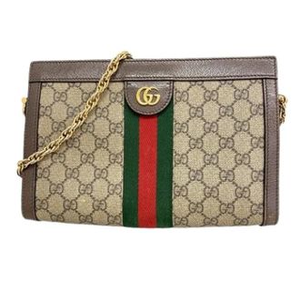 Gucci Pre-owned Cross Body Bags, female, Brown, Size: ONE SIZE Pre-owned Vintage Shoulder Bag