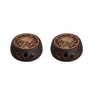 OEM 2x Base De Soporte De Cer&aacute;mica Para Tetera, Calentador De T&eacute;, Base Aislante, Calentador De T&eacute;, Caf&eacute; Y Agua, Base Hueca Para Calentar Velas, Soporte C