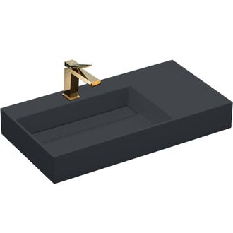 Rea Lavabo De Conglomerado Archi 90 Cm Grey Matt