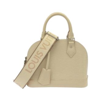 Louis Vuitton Pre-owned Mini Handbag - Dames - Pre-owned - Beige - Maat: ONE Size Leer