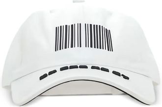 VETEMENTS Cappello da baseball con stampa barcode - Bianco