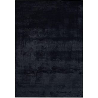 Beliani Faux Fur Rug MIRPUR Black 160 x 230 cm