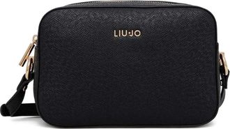 Liu Jo logo-lettering crossbody bag - Black