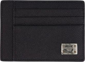 Dolce & Gabbana Heren, Accessoires, Zwart, Maat: ONE Size Leer