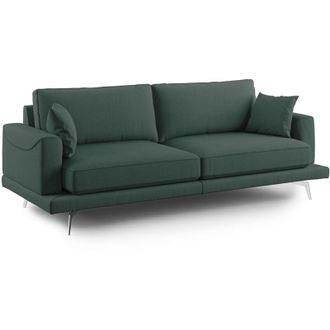Divani.Store Divani.store - Dorian Divano moderno in tessuto morbido antimacchia T05 178 cm verde