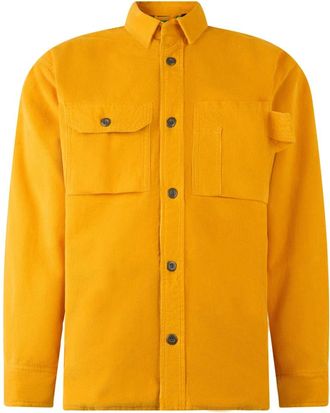 Diesel Casual Overhemd met Zakken - Heren - Casual Overhemden - Geel - S - Katoen - Overhemden