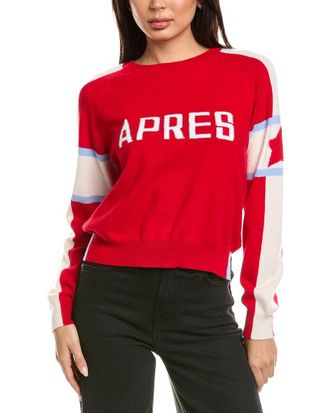 Brodie Apres Ski Club Crewneck Cashmere Sweater