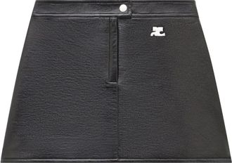 Courr&egrave;ges Vinyl Mini Skirt
